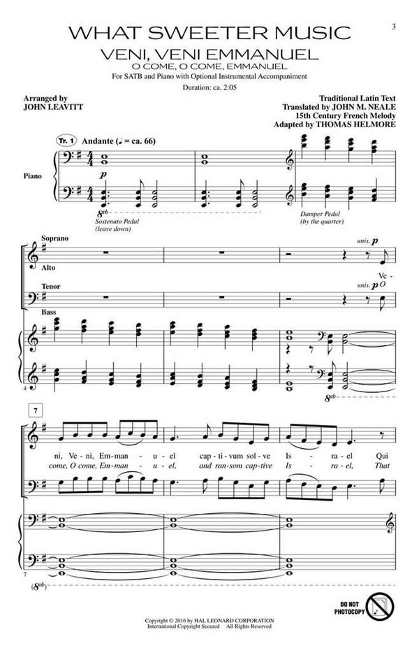 What a sweeter Music&nbsp;&nbsp;for mixed chorus and orchestra&nbsp;&nbsp;vocal score