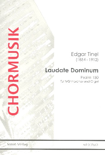 Laudate Dominum  für Männerchor und Orgel  Partitur