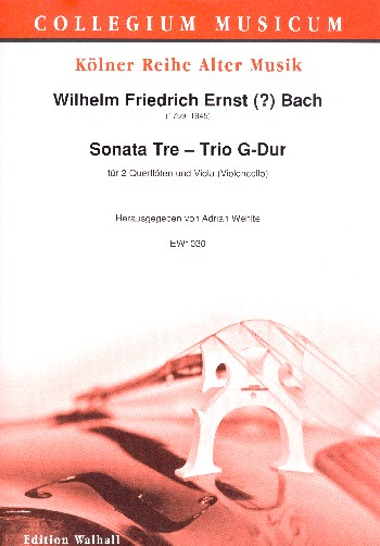 Sonata a Tre - Trio G-Dur&nbsp;&nbsp;für 2 Flöten und Viola (Violoncello)&nbsp;&nbsp;Partitur und Stimmen