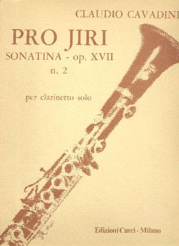Pro Jiri op.17,2&nbsp;&nbsp;for clarinet&nbsp;&nbsp;