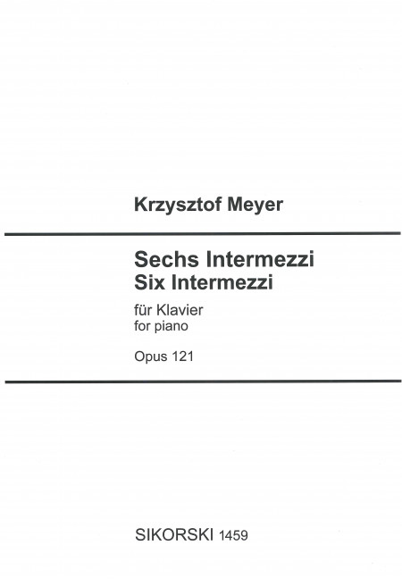 6 Intermezzi op.121  für Klavier  