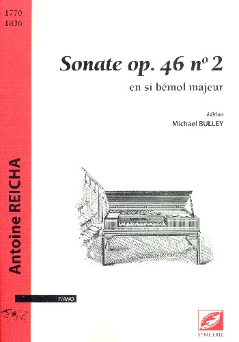 Sonate en si bémol majeur op.46,2  pour piano  