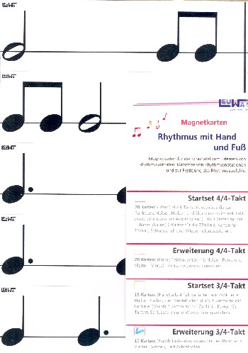Rhythmus mit Hand und Fuss - Erweiterung 3/4-Takt    10 Karten