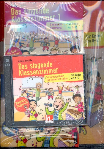 Das singende Klassenzimmer - Paket 2    Paket 2 (Buch +2 CD's +2 Playback-CD's)