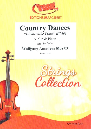 Country Dances  KV606&nbsp;&nbsp;für Violine und Klavier&nbsp;&nbsp;