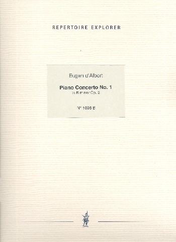 Konzert h-Moll Nr.1 op.2 für Klavier und Orchester  für 2 Klaviere  2 Spielpartituren