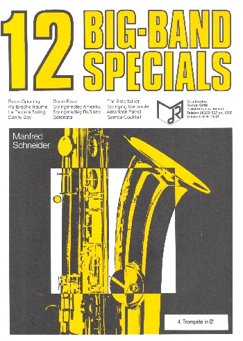 12 Big-Band Specials:  für Blasorchester  4. Trompete Bb