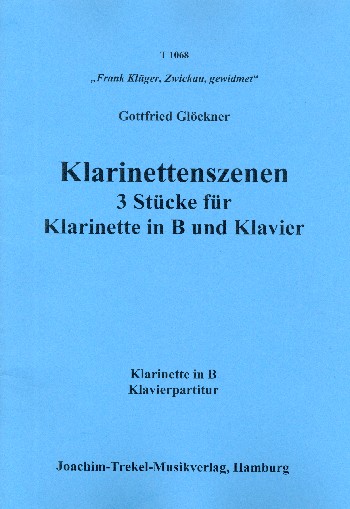 Klarinettenszenen  für Klarinette und Klavier  