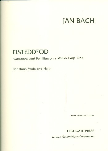 Eisteddfod  for flute, viola and harp  score and parts
