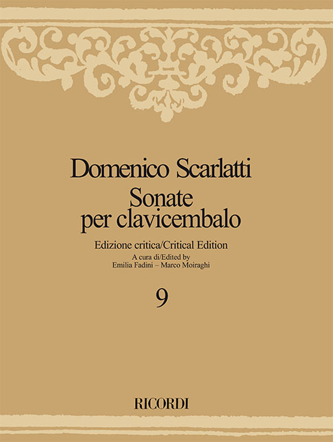 Sonate vol.9&nbsp;&nbsp;per clavicembalo&nbsp;&nbsp;