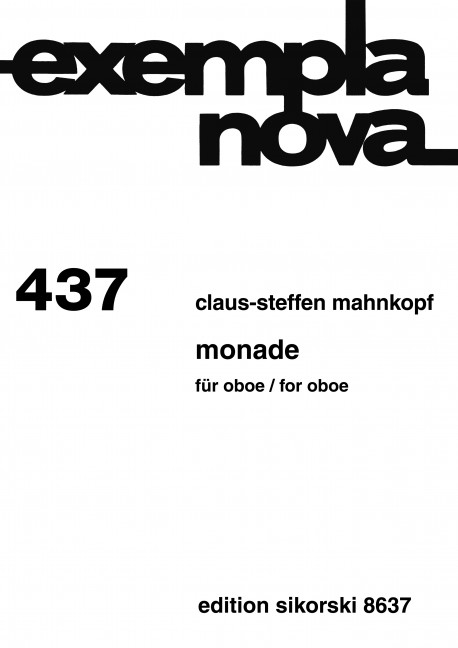 Monade&nbsp;&nbsp;für Oboe&nbsp;&nbsp;