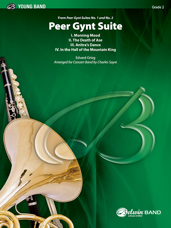 Peer Gynt Suite&nbsp;&nbsp;for young concert band&nbsp;&nbsp;score and parts