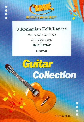 3 Romanian Folk Dances  for cello and guitar  