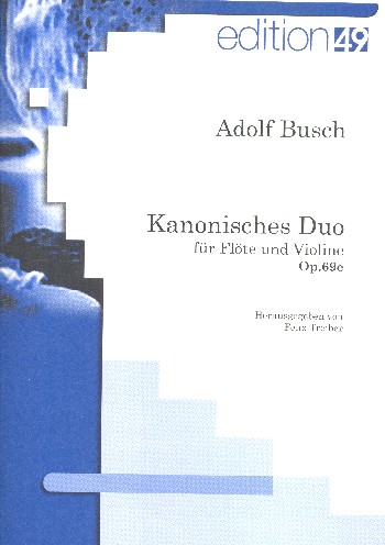 Kanonisches Duo op.69e  für Flöte und Violine  Stimmen