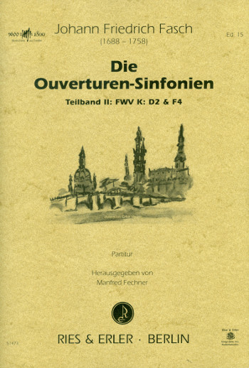 Ouvertüren-Sinfonien Teilband 2  FWV K: D2 und F4  Ovuerturen Sinfonie D-Dur  und Ouverturen-Sinfonie F-Dur  Partitur
