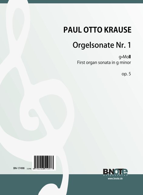 Sonate g-Moll Nr.1 op.5  für Orgel  
