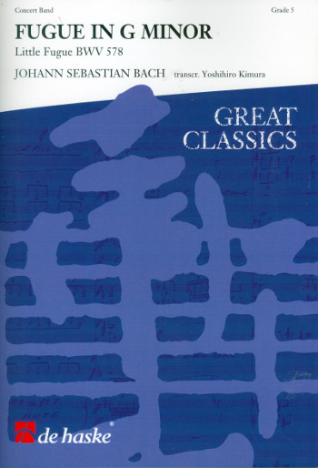 Fugue in g Minor BWV578&nbsp;&nbsp;for concert band&nbsp;&nbsp;score
