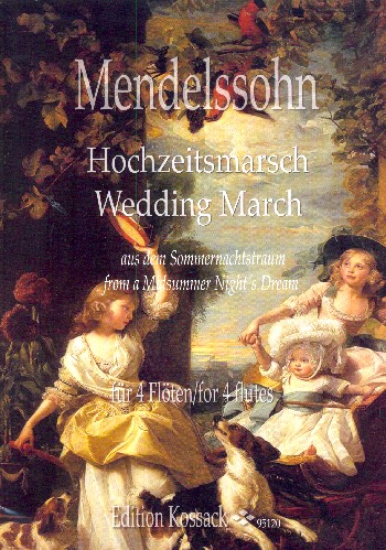 Hochzeitsmarsch  für 4 Flöten  Partitur und Stimmen