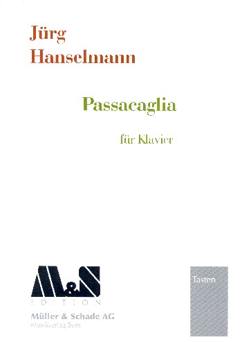 Passacaglia&nbsp;&nbsp;für Klavier&nbsp;&nbsp;