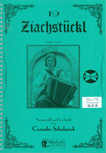 19 Ziachstückl (Band 3) (+CD)  für 3- oder 4-reihige Handharmonika (Stimmung G-C-F)  