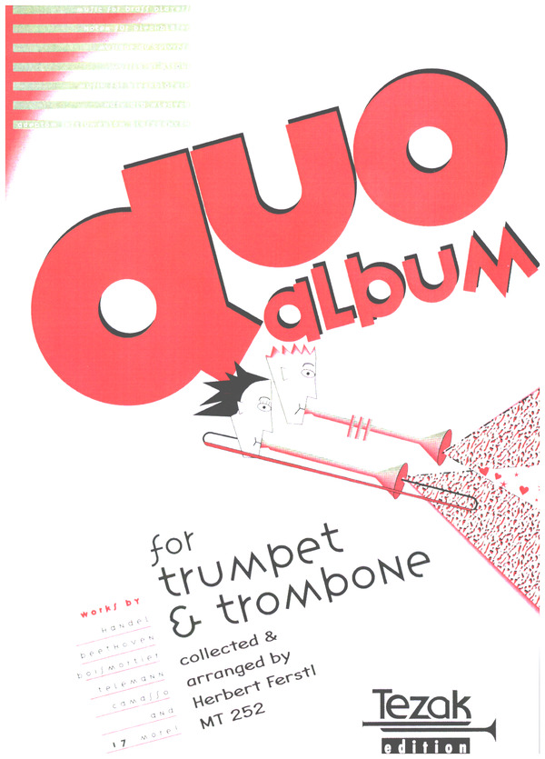 Duo-Album  für Trompete und Posaune  Spielpartitur