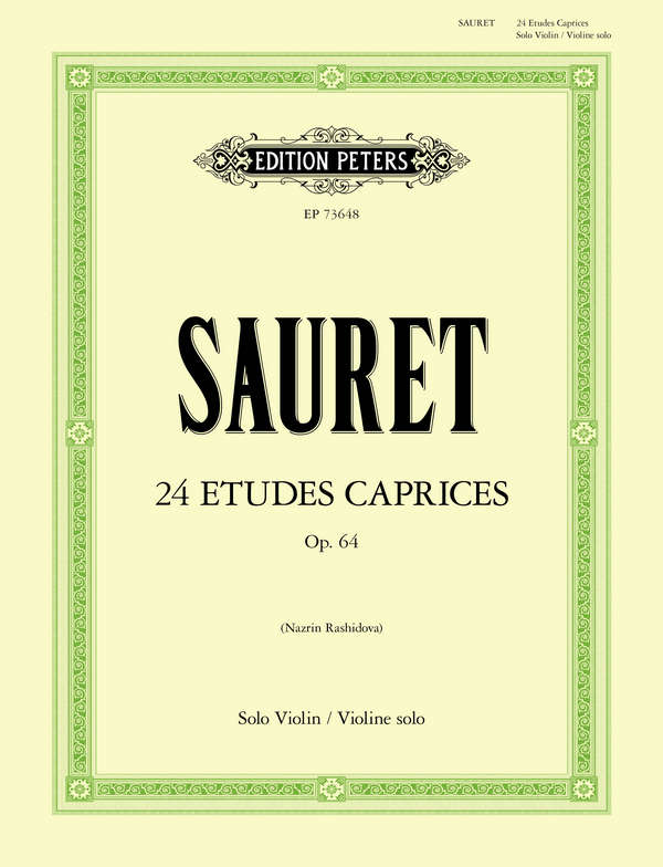 24 Etudes Caprices op.64&nbsp;&nbsp;für Violine solo &nbsp;&nbsp;
