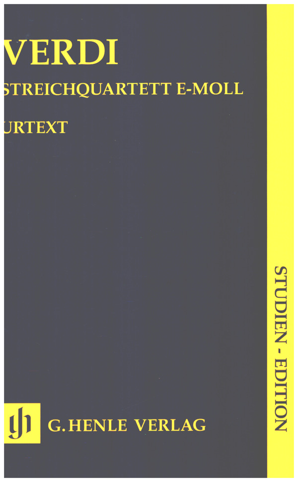 Streichquartett e-Moll&nbsp;&nbsp;&nbsp;&nbsp;Studienpartitur