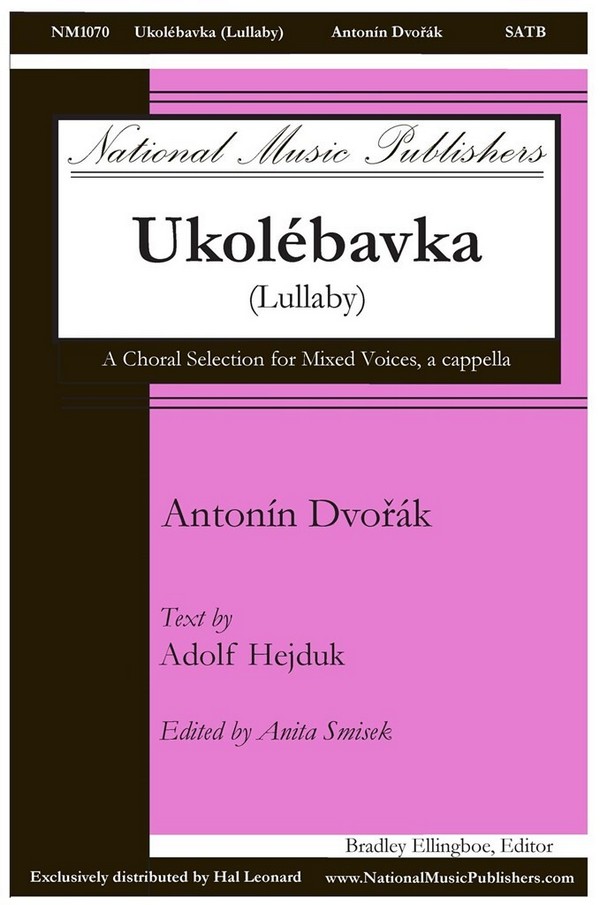 Ukolebavka (Lullaby)&nbsp;&nbsp;SATB A Cappella&nbsp;&nbsp;Choral Score