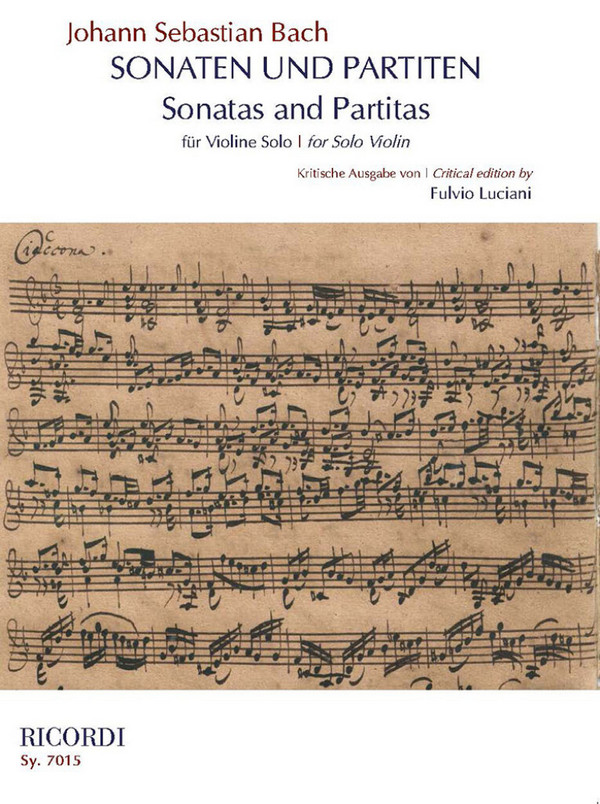 Sonaten und Partiten für Violine solo&nbsp;&nbsp;Violin&nbsp;&nbsp;Book
