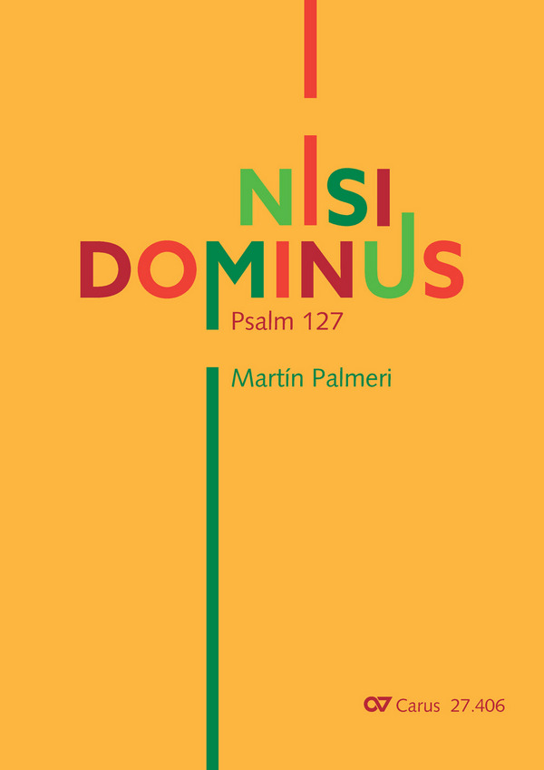 Nisi Dominus&nbsp;&nbsp;für Solo S, gem Chor, Bandoneon, Pfte, 2 Vl, Va, Vc und Cb&nbsp;&nbsp;Partitur
