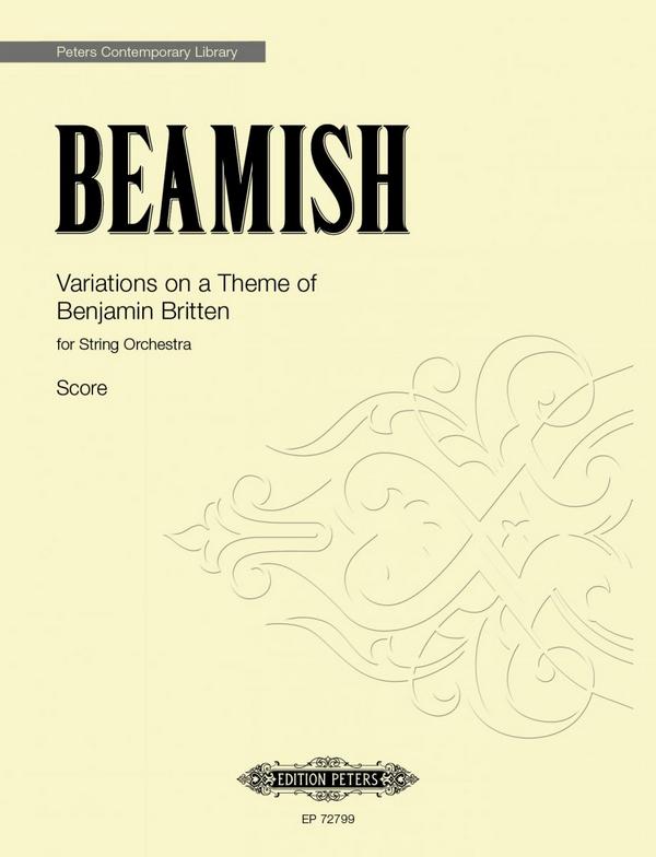 Variations on a Theme of Benjamin Britten  for String Orchestra  