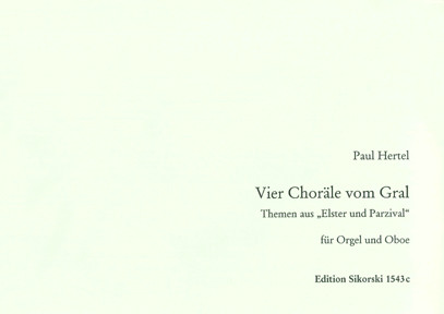 4 Choräle vom Gral  Oboe, Orgel  