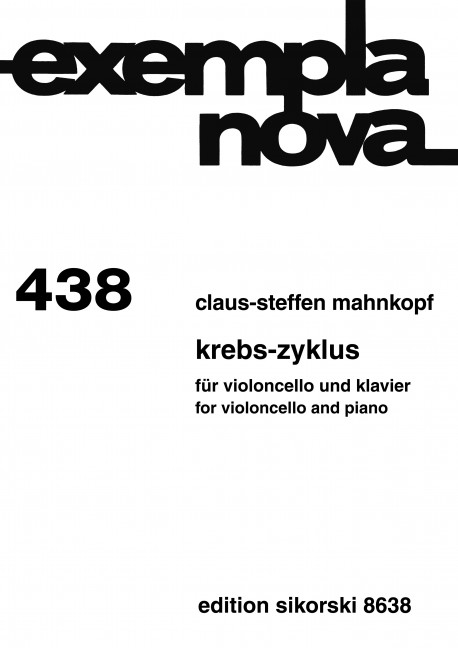 Krebs-Zyklus&nbsp;&nbsp;Violoncello, Klavier&nbsp;&nbsp;