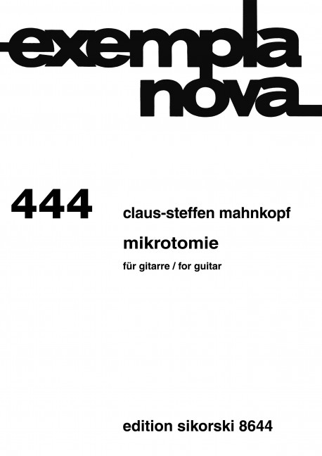 Mikrotomie&nbsp;&nbsp;Gitarre&nbsp;&nbsp;