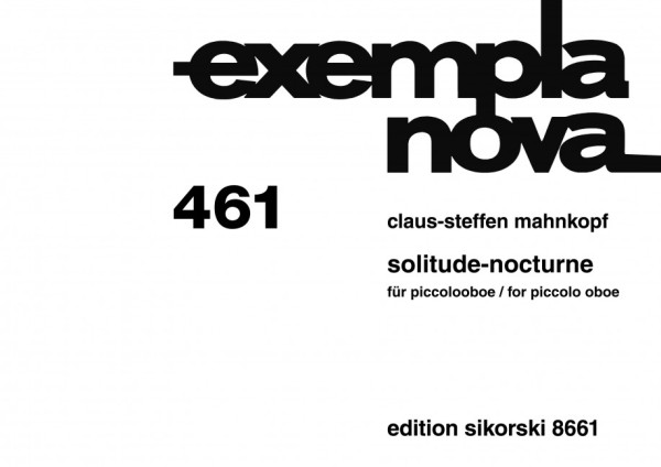 Solitude-Nocturne&nbsp;&nbsp;Musette&nbsp;&nbsp;