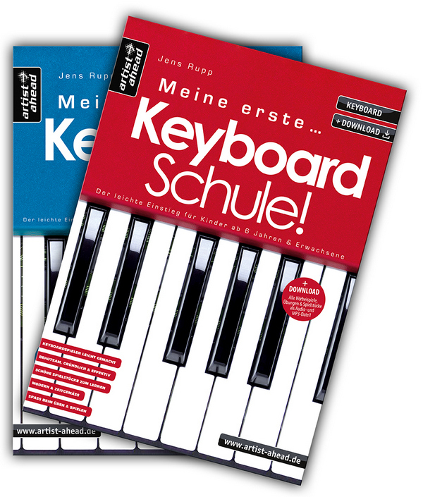 Jens Rupp, Meine erste Keyboardschule & Meine zweite Keyboardschule (Bundle), inkl. Download  Keyboard  Buch (2x)