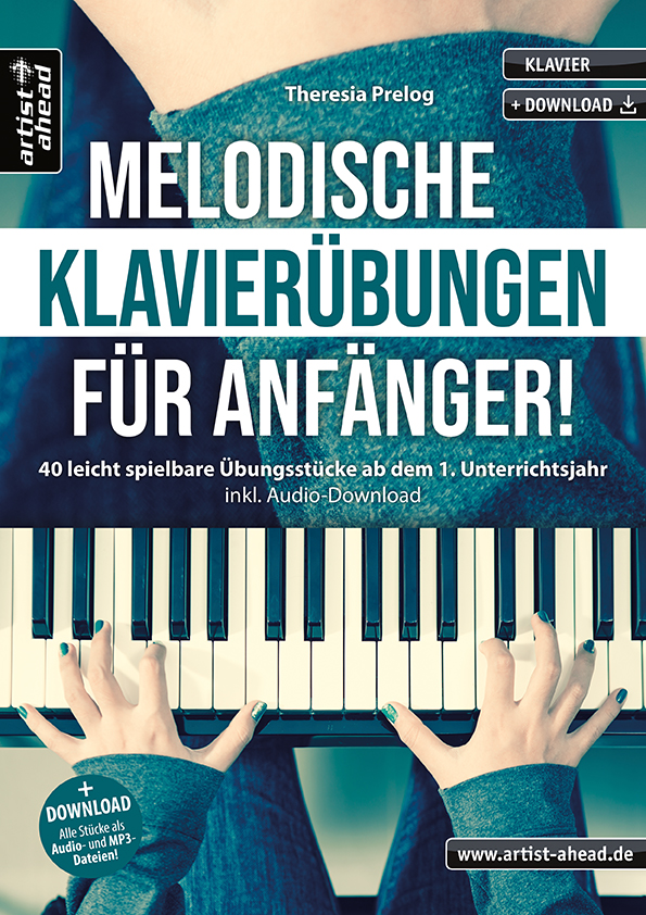Melodische Klavierübungen für Anfänger! (+Download)  für Klavier   
