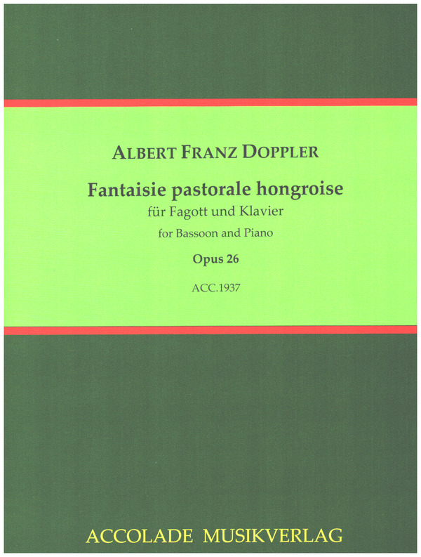 Fantaisie pastorale hongroise op.26  für Fagott und Klavier  