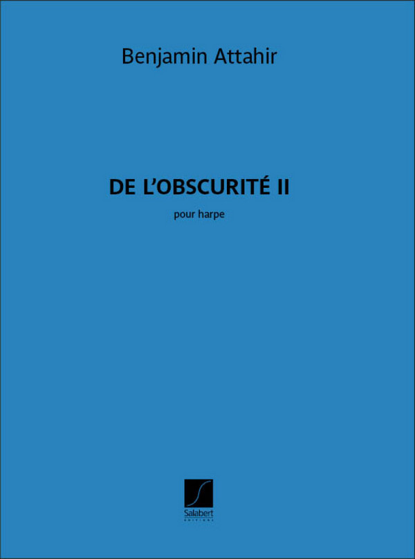 De l'obscurité II&nbsp;&nbsp;Harp&nbsp;&nbsp;Book