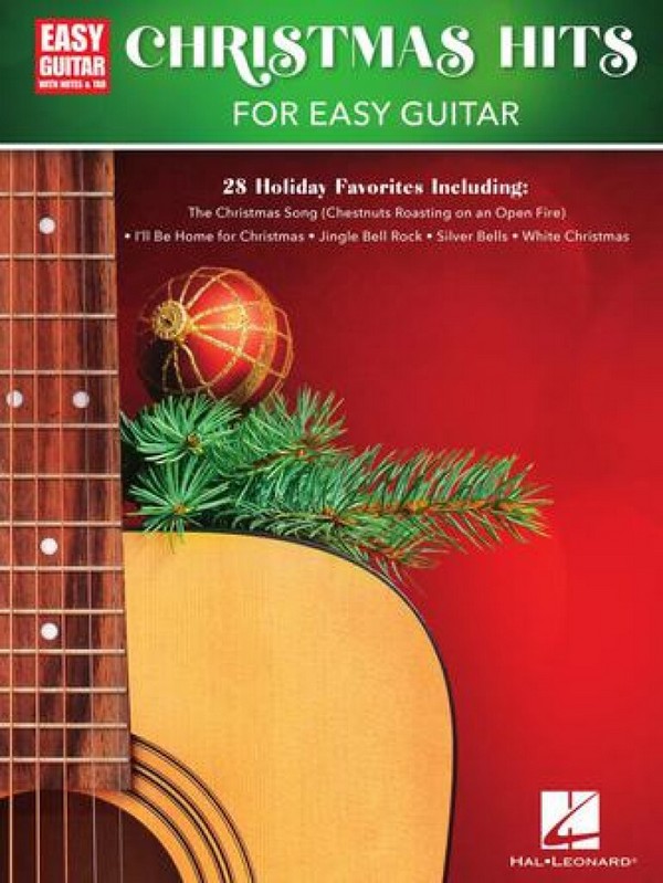 Christmas Hits &nbsp;&nbsp;for easy guitar&nbsp;&nbsp;Songbook chors, notes, Tab, lyrics