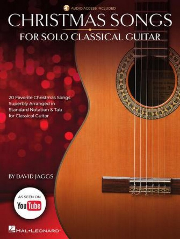 Christmas Songs (+Online-Audio)&nbsp;&nbsp;for solo classical guitar&nbsp;&nbsp; 
