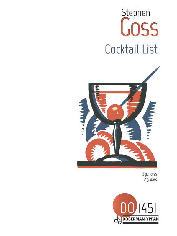 Cocktail List  for 2 guitars  score and parts