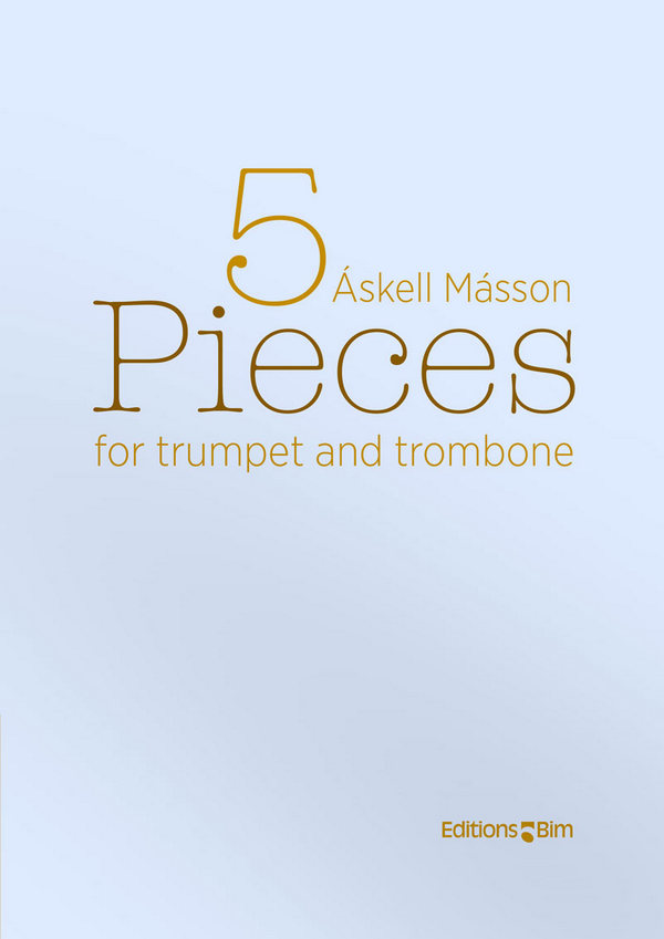 MASSON Askell, 5 Pieces&nbsp;&nbsp;trumpet and trombone&nbsp;&nbsp;
