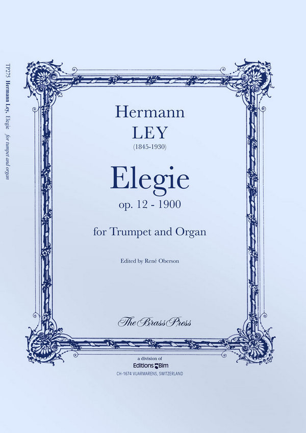 Elegie op.12 - 1900&nbsp;&nbsp;for trumpet and organ&nbsp;&nbsp;