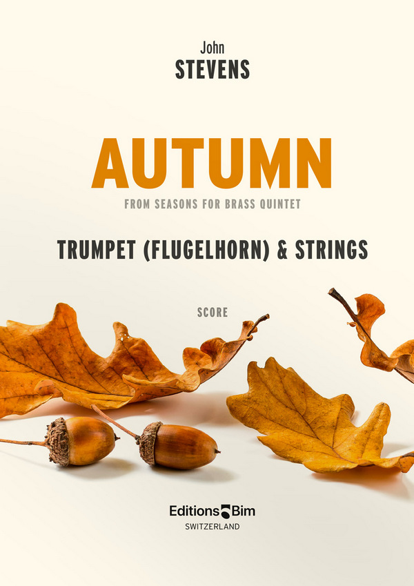 STEVENS John, Autumn&nbsp;&nbsp;flugelhorn and strings&nbsp;&nbsp;Orchestra score