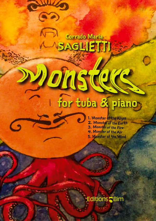 SAGLIETTI Corrado Maria, Monsters&nbsp;&nbsp;tuba and piano&nbsp;&nbsp;Piano (original)