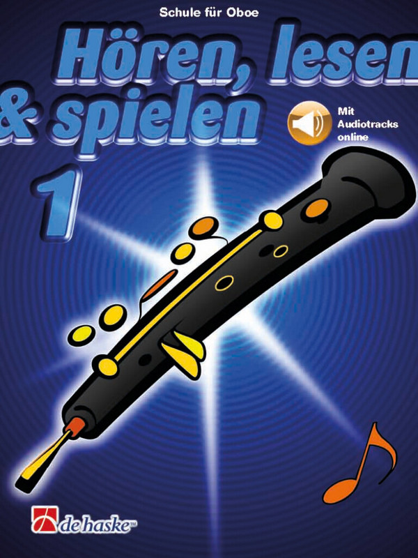 Hören, lesen & spielen Band 1 (+Online Audio)  für Oboe   