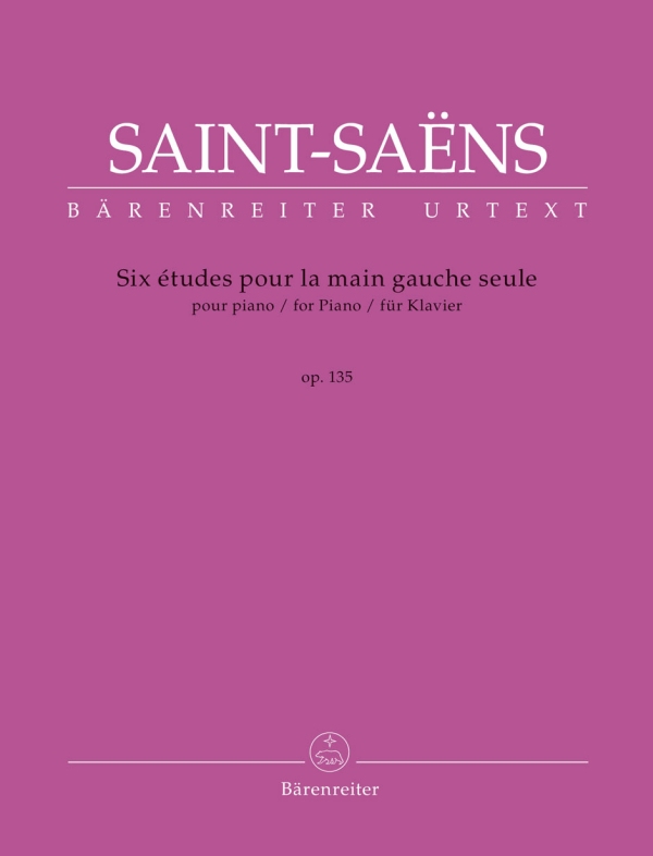 Six études pour la main gauche seule op.135&nbsp;&nbsp;pour piano&nbsp;&nbsp;