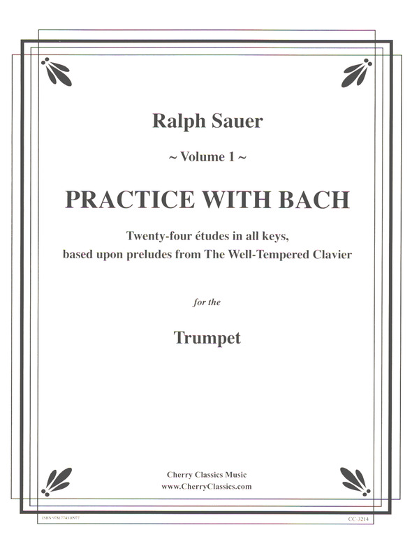 Practice with Bach  for trumpet  