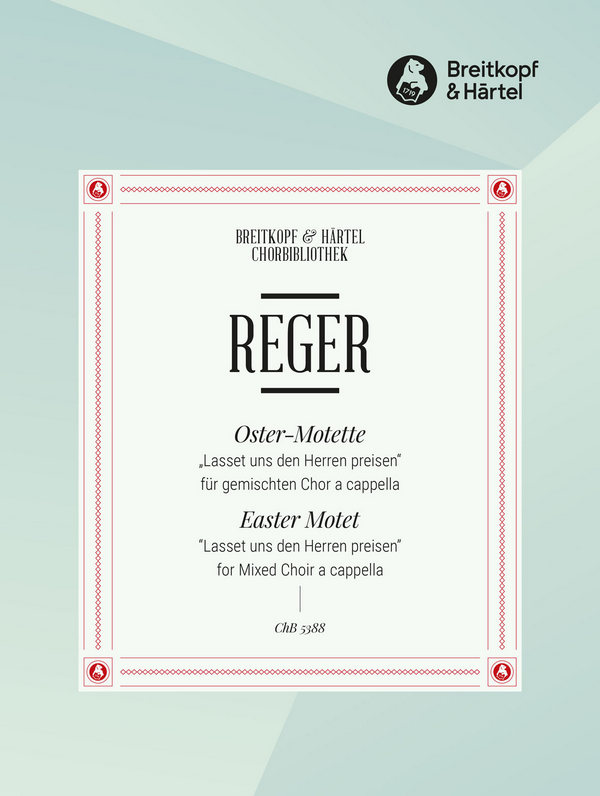 Oster-Motette&nbsp;&nbsp;Chor a cappella&nbsp;&nbsp;Chorpartitur